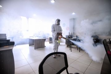 Electrostatic Spray Disinfection in Jamaica Plain